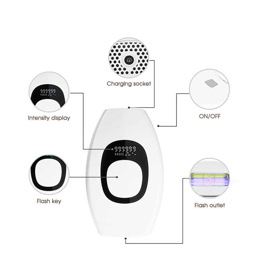 Blitzhaut IPL Laser-Haarentfernungsgerät